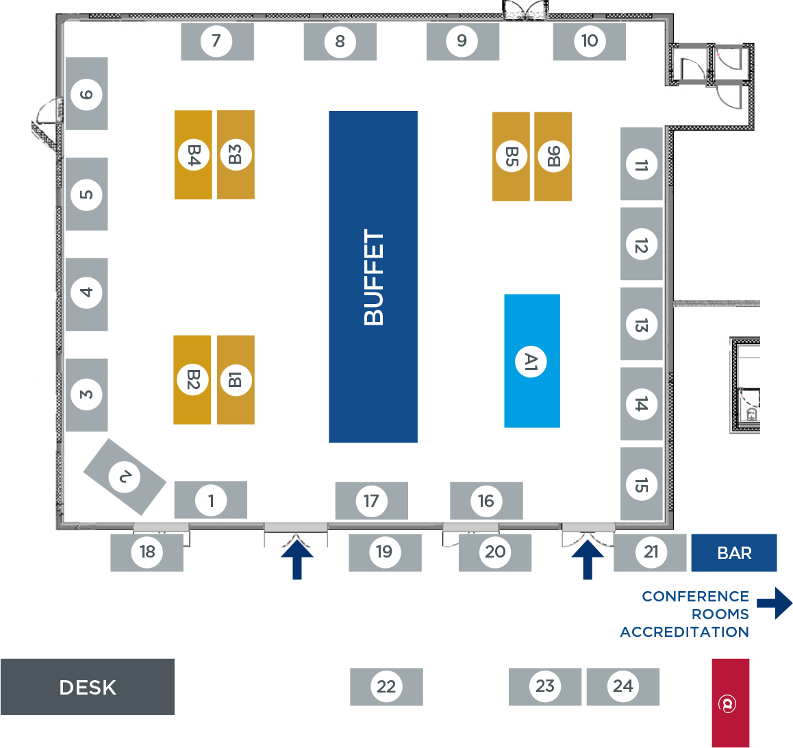 BWP Congress 2026 - floor plan